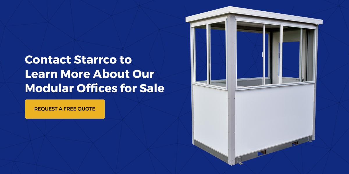 Contact Starrco to learn more about our modular offices for sale