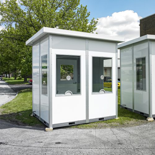 Outdoor modular ticket booth
