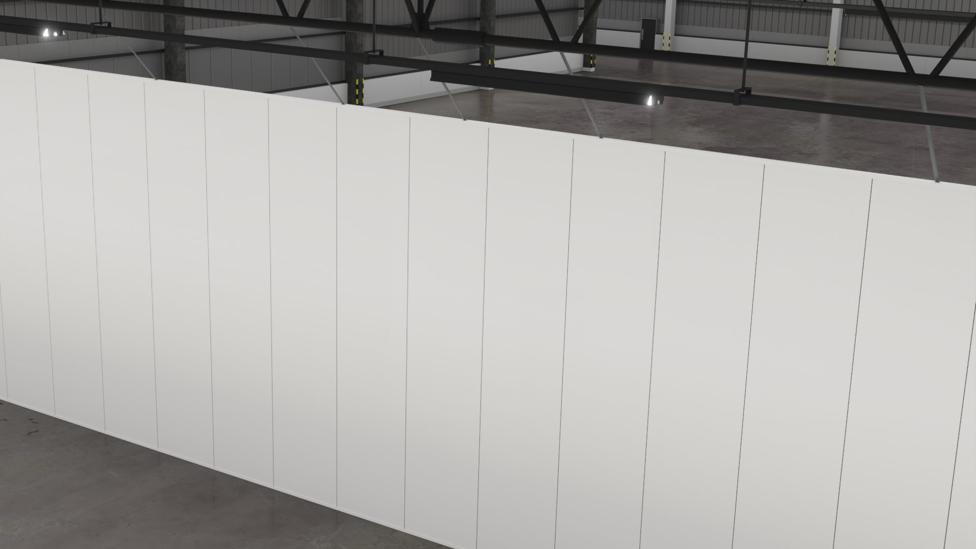 Modular wall separation panels