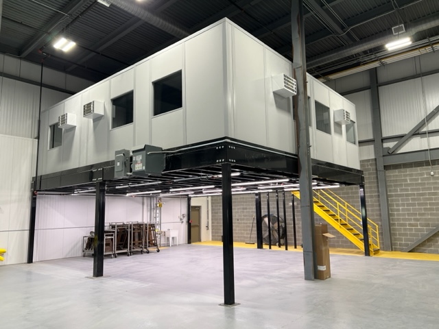 Modular mezzanine floor