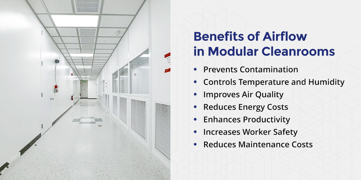 Benefits of modular cleanroom airflow